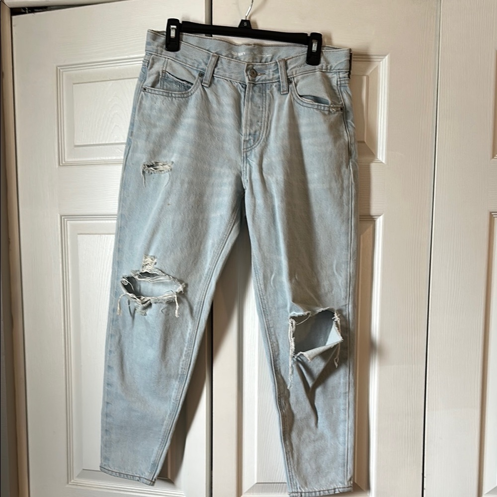 Old Navy Mid Rise Slouchy Taper